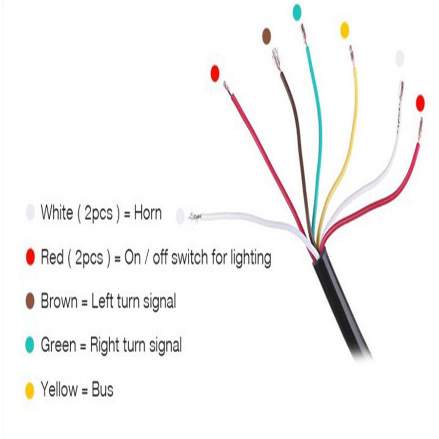 7/8" Motorcycle For ATV Bike Handlebar Horn Turn Signal On/Off Light 3 In 1