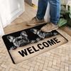 Water-absorbing Bathroom Carpet 40*60cm Bedroom Door Rug Creativity Foot Mat  Home Decor