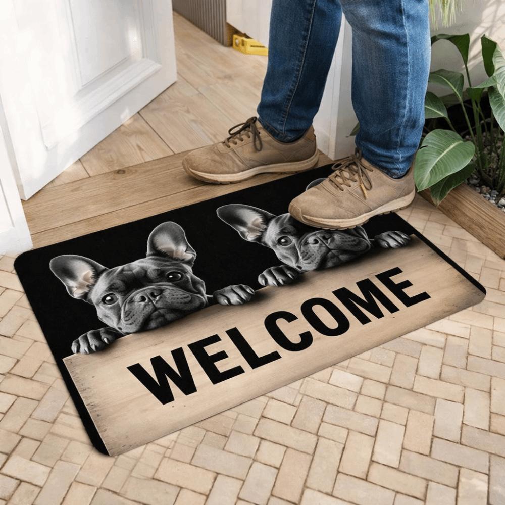 Water-absorbing Bathroom Carpet 40*60cm Bedroom Door Rug Creativity Foot Mat  Home Decor