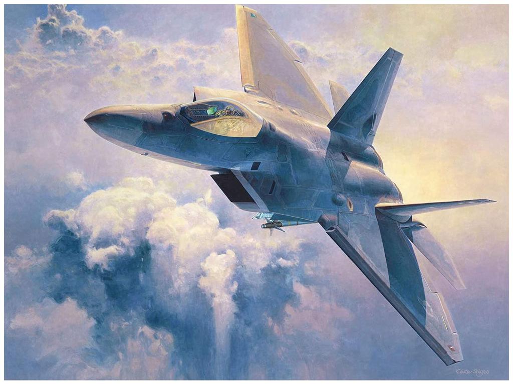 Hasegawa Пластиковая модель истребителя превосходства в воздухе ВВС США Raptor двойного назначения PT45 1/48 F-22