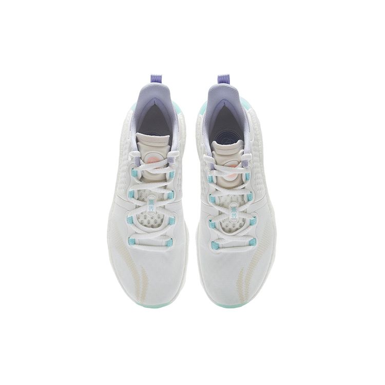 Li-Ning No Boundaries 3 Rice White Bad Five Purple Women Sneakers AFPR030-3