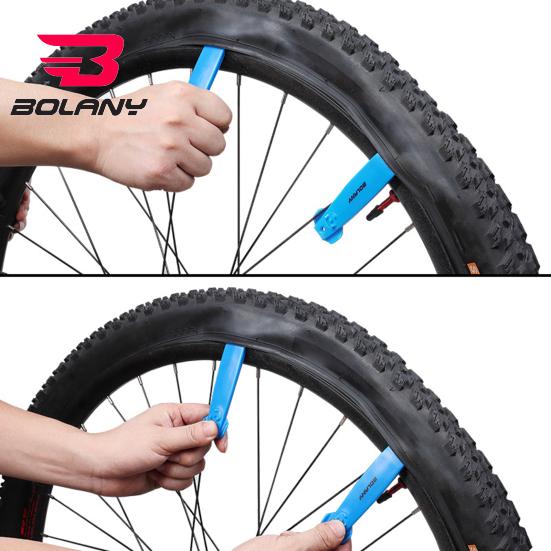 BOLANY 2Pcs High Hardness Bike Tire Lever Front Curved Flat Mouth Not Easy To Break Accessories Tire Removal Tool for Maintenance