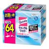 Японский продукт Quickle Влажные салфетки для уборки Jumbo Pack 64 листа, Без остаточного запаха