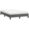 Bed Frame without Mattress Dark Grey 120 x 190 cm Velvet