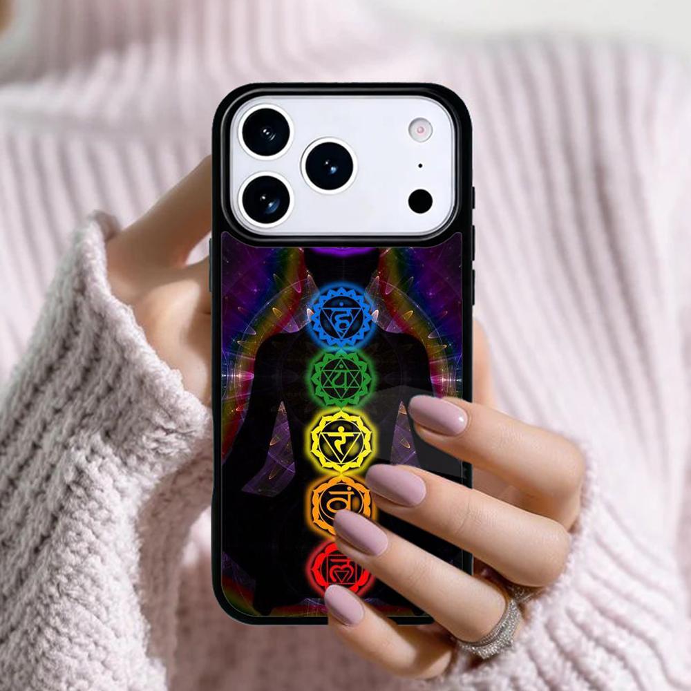 Чехол для телефона Mandala Chakra Insist Yoga для Apple iPhone 17 Air 16E 15 14 Plus 13 12 11 Pro Max Mini Funda Cover