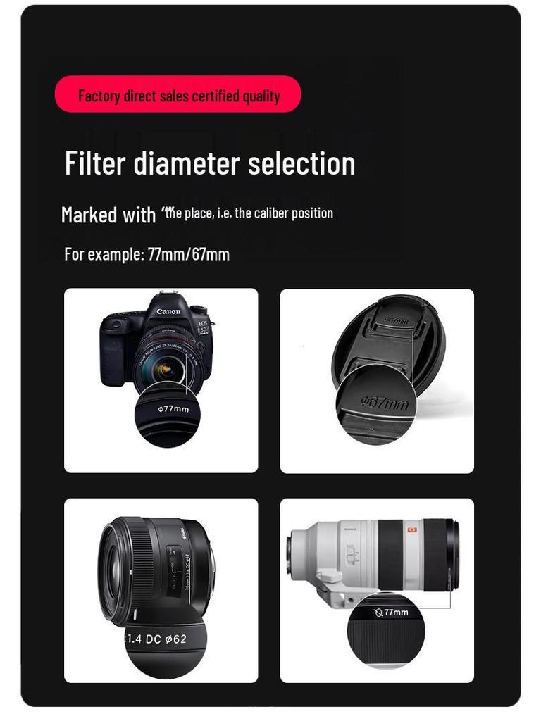 Super Clear CPL ND Polarizing Filter for Reducing Water Surface Reflections In Photography