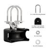 Sliding Gate Kit w/ U-Shaped Groove 4 Track Wheels/Cover for Cantilever