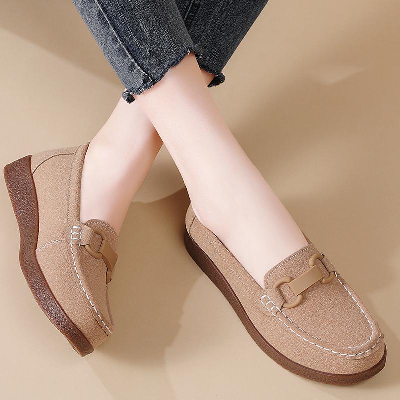 Женские туфли на плоской подошве Лоферы Обувь для вождения Мокасины Плоские туфли Повседневная обувь для ходьбы Минималистская летняя обувь для мам