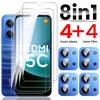 8 в 1 9H Прозрачное закаленное стекло Защитная пленка для экрана Для Redmi 15C 4G 5G Защитное стекло для камеры На Redmy Readmi Redmi15C 15 C C15 5G