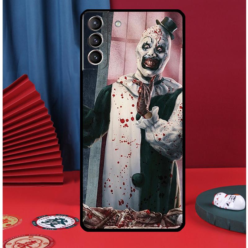Чехол для телефона Samsung Galaxy S20 FE S21 S22 S23 Ultra S8 S9 S10 Plus Note 10 20 Ultra с изображением из фильма ужасов «Террификатор»
