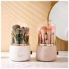 360° Rotating Makeup Brushes Holder With Lid Lipstick Organizer Cosmetic Storage Make Up Tools Box Jewelry Pencil Case Container