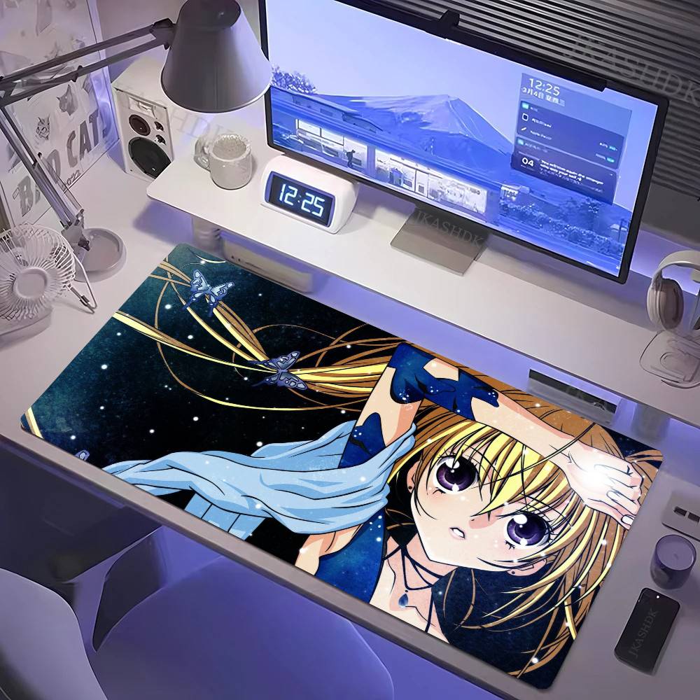 Хошина Утау Анимация S-shugo Chara Коврик для мыши Коврик для стола С подкладкой Игровые аксессуары Prime Gaming XXL Коврик для клавиатуры Коврик
