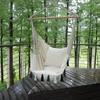 Nordic Indoor Outdoor Tassels Hammock Garden Patio White Cotton Swing Chair Bedroom Romantic Hanging Bed Beach Hammocks