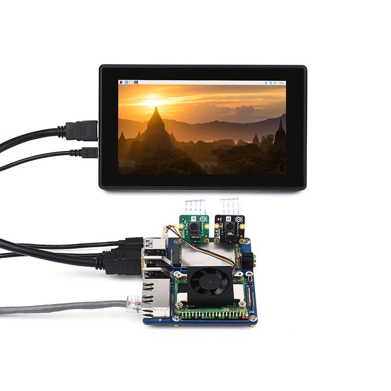 Raspberry Pi CM4 Expansion Board with Dual Gigabit Ethernet, 5G/4G, and USB3.0 for IoT Applications