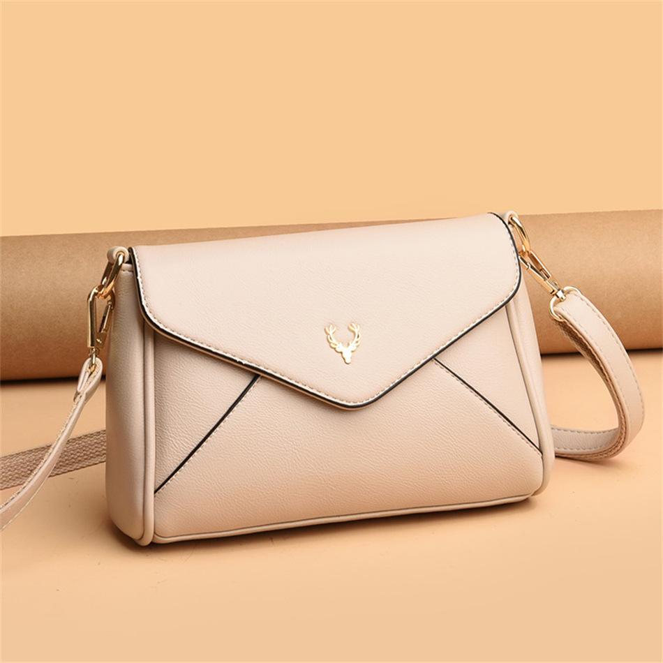 New Korean Style Fashion Casual Flip Shoulder Bag Small Bag Shoulder Bag Envelope Envelope Crossbody Bag