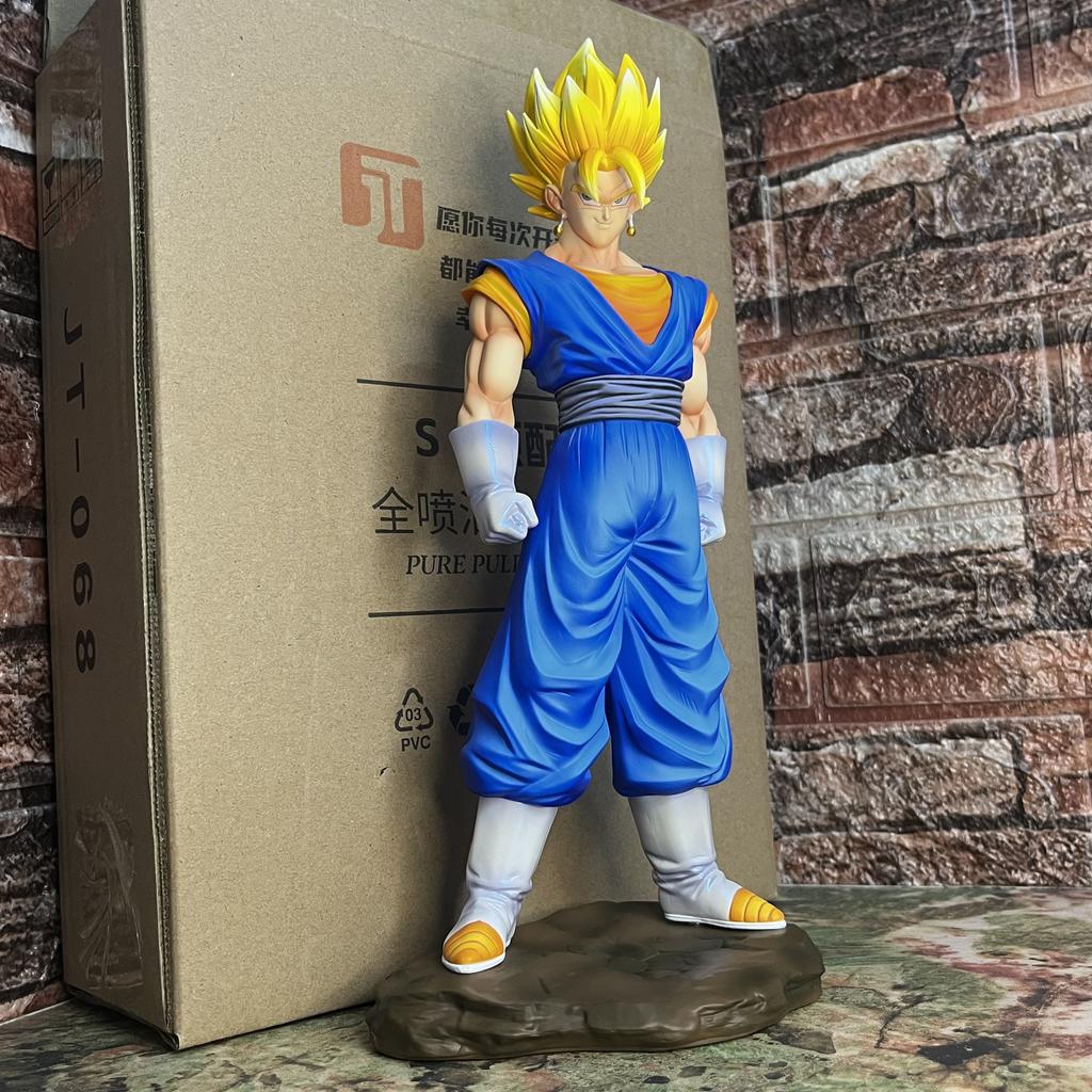 Студия Dragon Ball Веджета Готенкс Полностью Раскрашенная Статуя Премиальная Аниме Коллекционная Фигурка База для Дисплея JT-068/069 JT Z GK с Круглым Сенсорным Сжатием