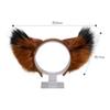 Искусственные плюшевые лисьи кошачьи уши повязка на голову косплей аксессуары для волос уши животных головные уборы Рождество