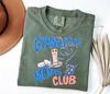 Comfort Colors® Gymnastics Moms Club T-Shirt, Gymnastics Doodle Tee, Trendy Women's Gymnast Shirt, Sports Mom Apparel, Trendy Mom Outfit