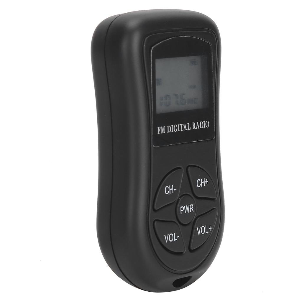 KDKA‑600 Профессиональный мини-портативный радиоприемник FM-стереоприемник с ЖК-дисплеем и наушниками