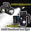 New Handheld Flashlight with Built-in Tool Kit, Charging Belt, Side Light, Emergency Multifunctional Handheld Work Light