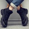 Мужские кроссовки, зимняя мода, высококачественные рабочие ботинки, уличные высокие ботинки на толстой подошве, плюшевые, теплые, повседневные, хлопковые туфли