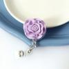Name Tag Retractable Badge Holder 3D Flora Easy Pull Buckle Nurse Badge Reel  Hospital Use
