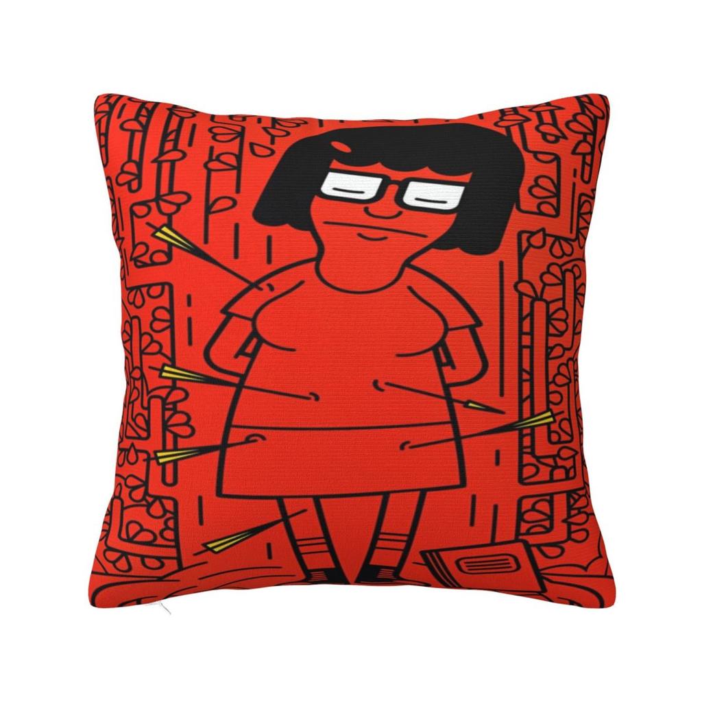 Trendy Car Bobs Funny B-Burgersdecoration Pillowcase Accessories Pillow Covers Square Multiple Sizes