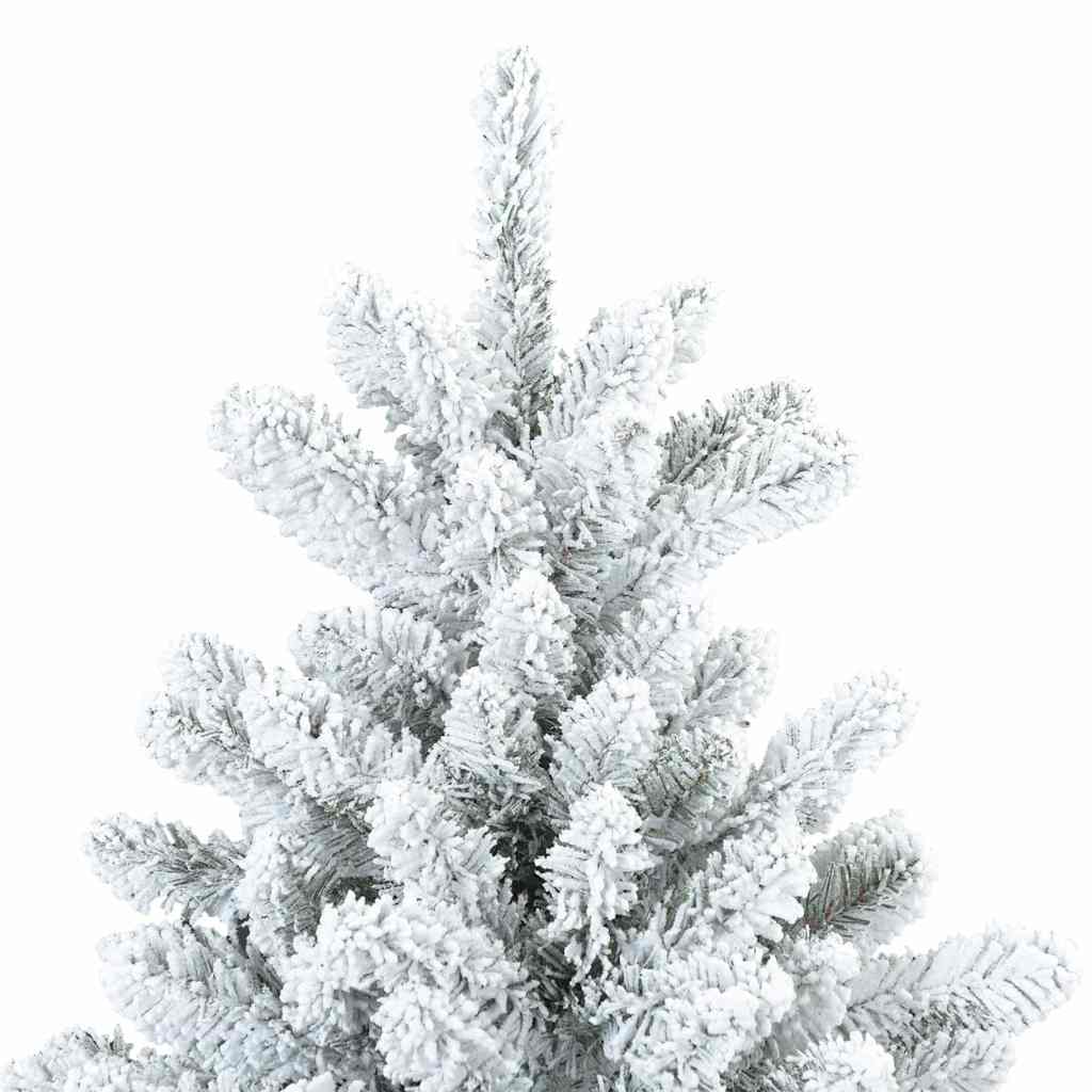 Artificial Hinged Christmas Tree Snow White 210 cm