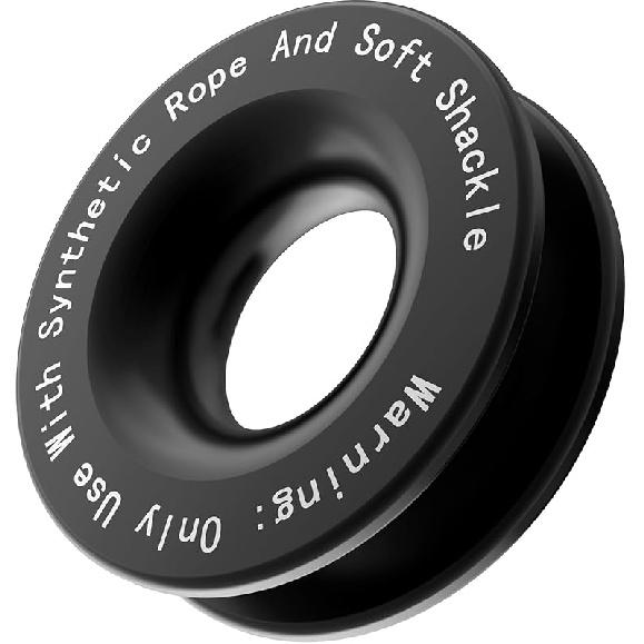 Recovery Ring 66 000 фунтов Для лебедки, совместимый с рывковым тросом, для внедорожника, UTV, ATV, внедорожника и грузовика, кольцо для буксировки с блоком, для синтетического троса и мягкого