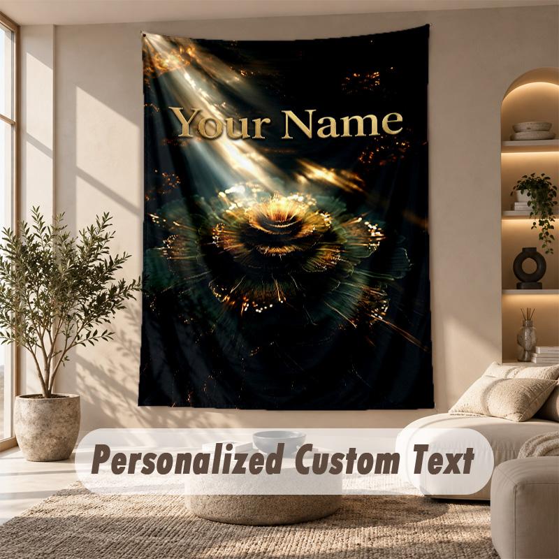 Tapestry Custom Name Text, Wall Hanging Tapestry Home Room DecorDeftones