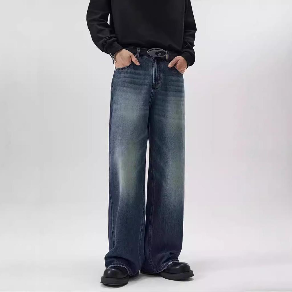 Мужские свободные джинсы y2k Vintage Casual Baggy Jeans Denim Pants Брюки Широкие брюки Джинсы для мужчин Streetwear