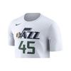 Nike Быстросохнущая баскетбольная футболка NBA, Jazz Team, Mitchell No. 45 Мужской Топ Белый 870813-104