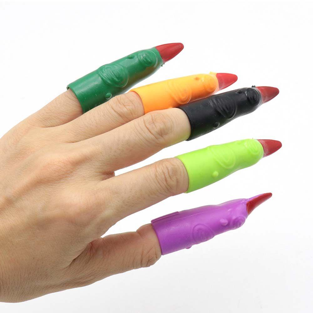 props Funny Toys Witch Fake Nail Ghost Fake Finger Halloween Finger Covers Zombie False Fingers