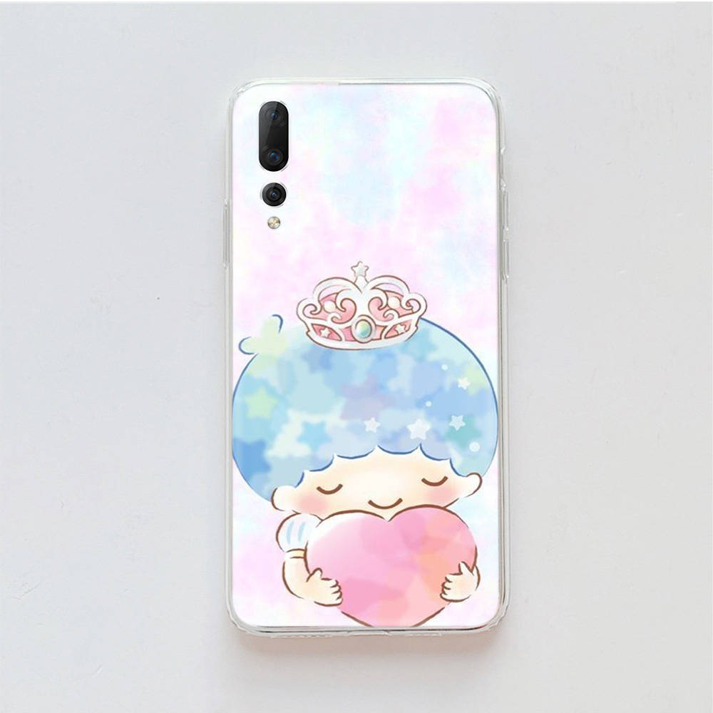 Прозрачный чехол для Samsung A04 A14 A23 M33 M53 Realme 10 9 C35 C55 VIVO X80 Infinix Hot 30 Note 11 Tecno Spark 8P Pro L-31 милые маленькие двойные звезды