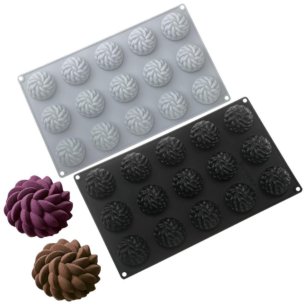 15 Cells Flower Chocolate Mold Heat-Resistant Pudding Mould Baking Cake Molds Kitchen Tools