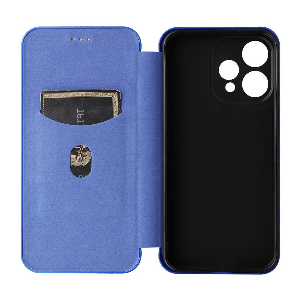 Phone Case For Oppo Reno15 5G (Global) / 15c 5G (China) Carbon Fiber Texture Drop-Proof PU Leather Phone Cover
