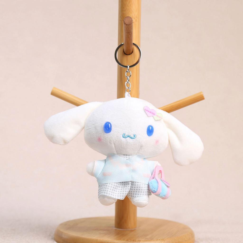 Плюшевый брелок Cinnamoroll Kuromi Hello Kitty Melody с мягким наполнителем из полипропиленового хлопка для девочек и коллекционеров