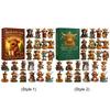 Highland Cow 24 Days Christmas Countdown Calendar with 24 3D Cow Ornaments Xmas Countdown Calendar Holiday Gift for Cow Lovers