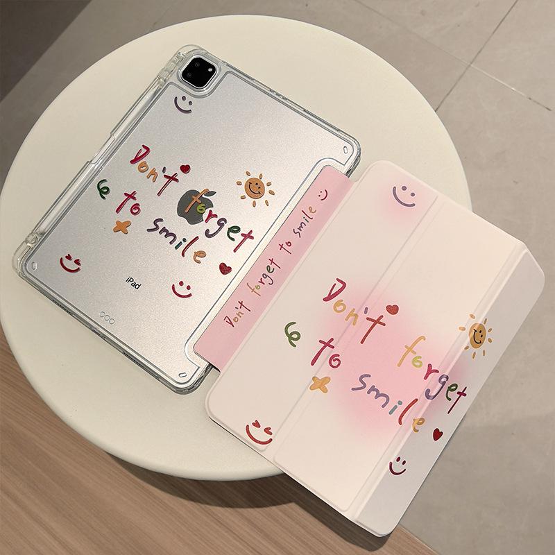 Защитный чехол для iPad 11: Air 7/6/5/4 Акриловый чехол, Pro 11 дюймов, Защита от сгибания, Мини-румяна в форме сердца, 10,2 дюйма