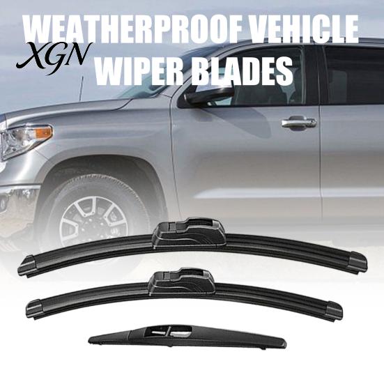 Weatherproof Vehicle Wiper Blades 3 Pcs Windshield for Suzuki SX4 2006-2020, 26" Replacement Parts + 14" 10" Original Equipment Automotive Easy