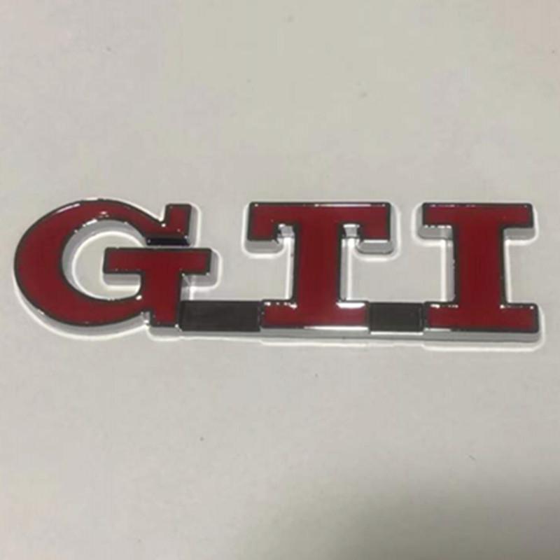 Совместимый с Volkswagen Polo, Golf 6 и 7 Эмблема GTI - Персонализированная металлическая наклейка на автомобиль для модификации и украшения.