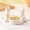 Candlestick Holder Ceramic Holder Versatile Desktop Decoration Kitten Design Candle Birthday Party Gift