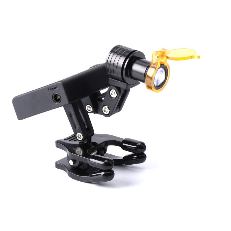 Wireless Portable 5W LED Headlight Headlamp Clip Type Dental Oral Cavity Lamp For Dental Magnifying Glass Glasses