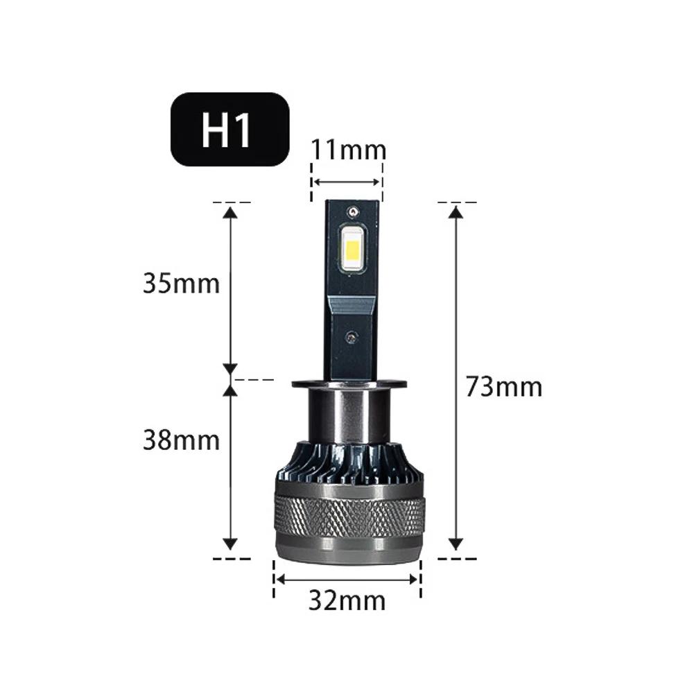 High Power H1 H8 H11 H7 H4 LED Headlight Bulb LED Lights 50000LM 200W Auto LED Lamp Turbo Car Fog Light Bulbs 12V Waterproof
