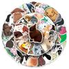 50 Милых Мультяшных Наклеек с Кроликами для Ноутбуков, Холодильников, Стаканов для Воды и Телефонов