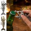 Creative Bar Accessories Vintage Fish Bone Bottle Opener Heavy Duty Beer Cap Unique Metal Remover Remover Professional Kitchen Gadget for