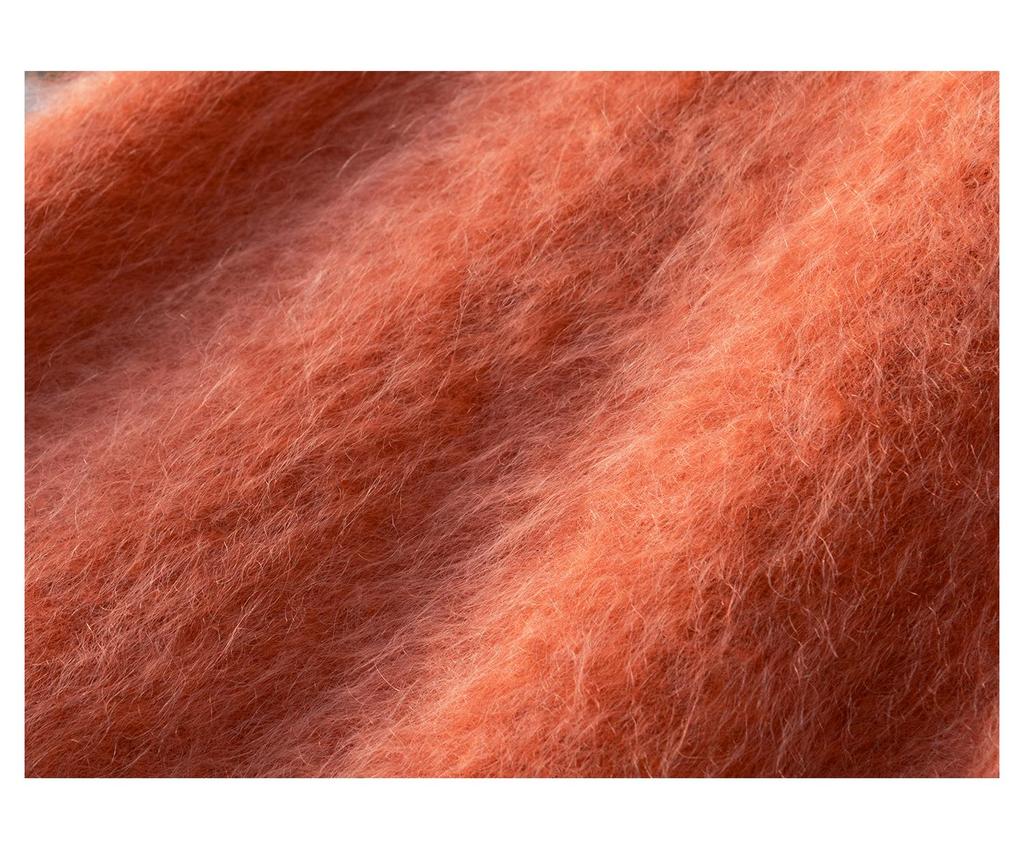 Women's 100% Pure Cashmere Brushed Long Sleeve Turtleneck Pullover Sweater - Loose Fit and Versatile