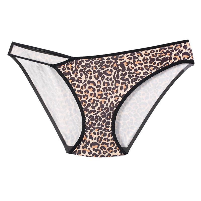 TERMEZY Women Sexy Ice Silk Panties Low-Rise Hollow Out Briefs Asymmetric Slit Underwear Breathable Comfort Intimates Lingerie