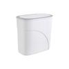 Odor-Free 11L Bathroom Trash Can Slim Narrow Gap Living Room Dustbin  Space Saving