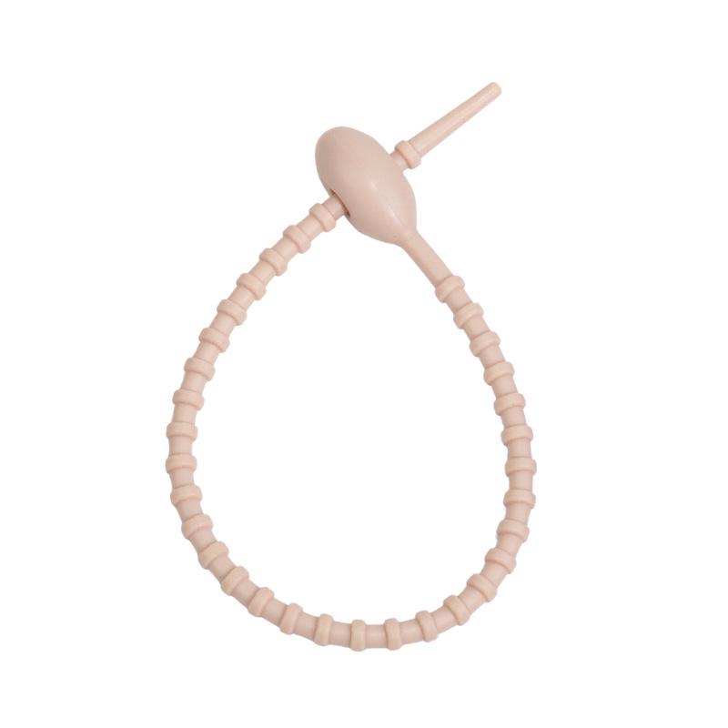 Цветная силиконовая стяжка-головастик: Сделай сам брелок, Модная игрушка, Ремешок для сумки и Намотка для шнурка